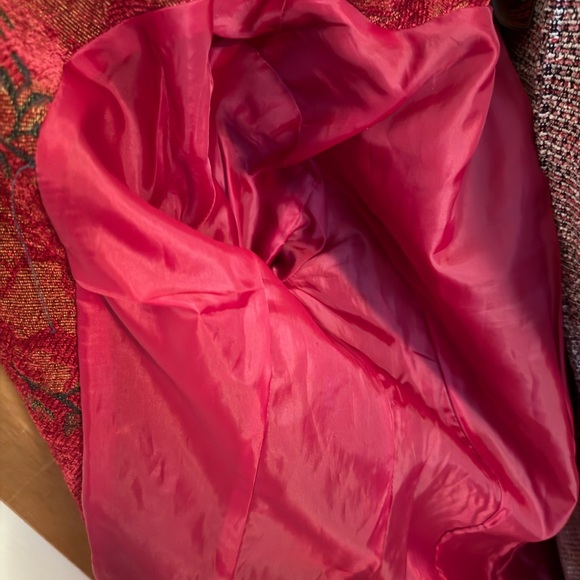 Danier Embroidered Red Jacket - Picture 11 of 13